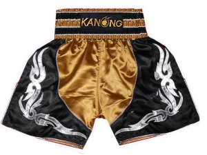 Kanong Boxing Shorts : KNBSH-202-Gold-Black
